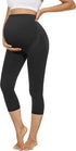 High Waisted Womens Black Workout Leggings - Running Tummy Control Yoga Pants